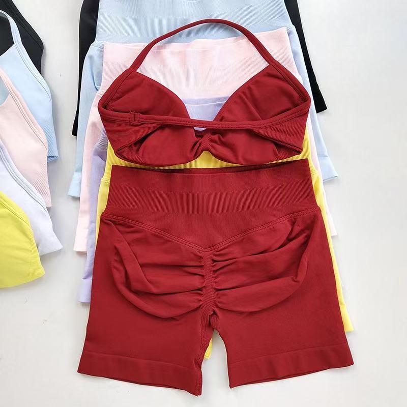 Sports Bra Racerback - Спортивный комплект HISTELLO для женщин: топ-бра
