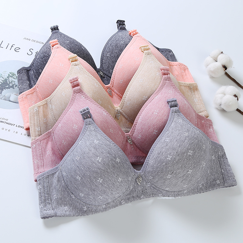 Sheer Bra Lace - Бюстгальтер-бралетт из мягкого хлопка, 5 цветов,
