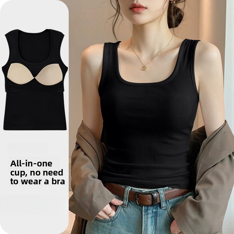 Новая бесшовная майка со встро – обзор и цена T Shirt Bra Seamless